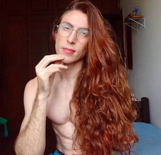 Человек человеческое лицо рыжий