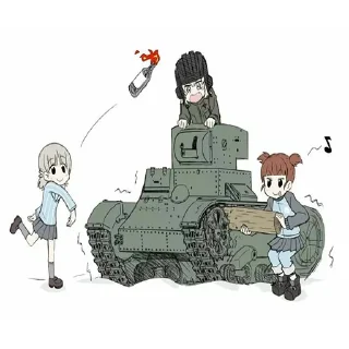 Стикер Girls und Panzer pack - 10