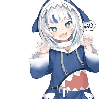 Стикер Gawr Gura - 10