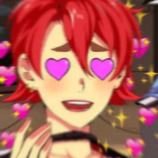 cartoon manga human face