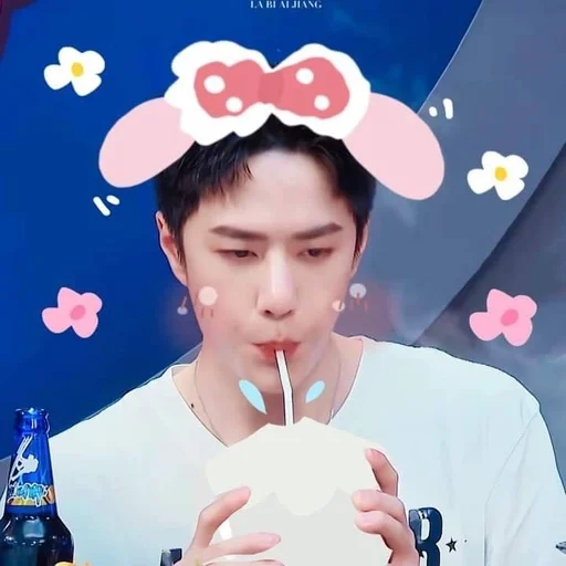 soft drink person human face