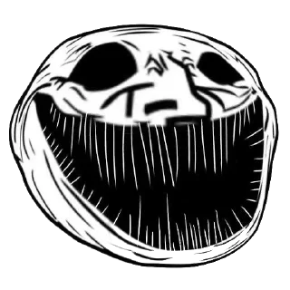 Sticker Trollfacegum - 10