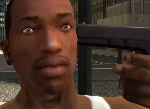 person weapon human face