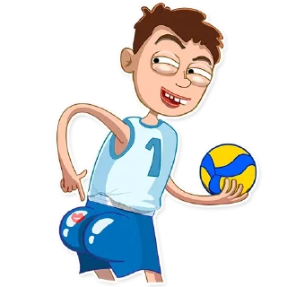 Sticker George Volleyball - 3