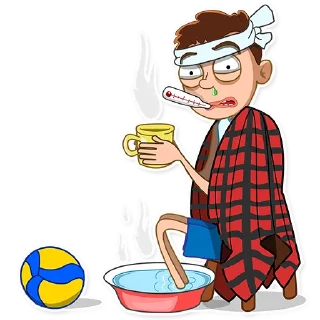 Sticker George Volleyball - 1