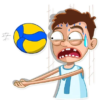 Sticker George Volleyball - 0