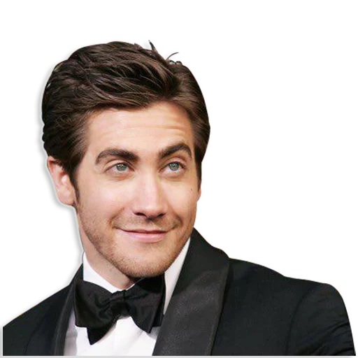 human face person bow tie