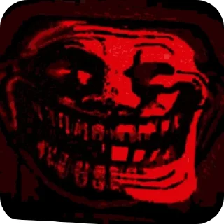 Sticker ХААХАХАХ ЕБАТЬ ТЫ ЛОХ - 4