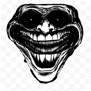 Sticker ХААХАХАХ ЕБАТЬ ТЫ ЛОХ - 0