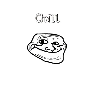 Sticker ХААХАХАХ ЕБАТЬ ТЫ ЛОХ - 6