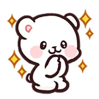 Sticker 🐻‍❄️Milk & Mochα ⸾ @HANGSEED𖨘 - 6