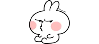 Стикер 🦋Cᴜᯭᴛɪᴇ Rαʙ͢ʙɪᴛ ⸾ @HANGSEED𖨘 - 8