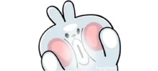 Стикер 🦋Cᴜᯭᴛɪᴇ Rαʙ͢ʙɪᴛ ⸾ @HANGSEED𖨘 - 5