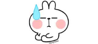 Стикер 🦋Cᴜᯭᴛɪᴇ Rαʙ͢ʙɪᴛ ⸾ @HANGSEED𖨘 - 1