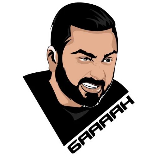 human face poster illustration