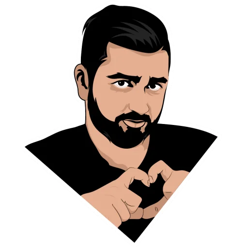 human face drawing illustration