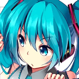 Стикер Hatsune Miku. By @SAAKKURA - 5