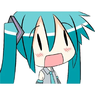 Стикер Hatsune Miku. By @SAAKKURA - 8