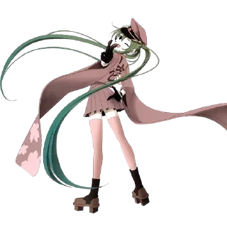 Стикер Hatsune Miku. By @SAAKKURA - 2