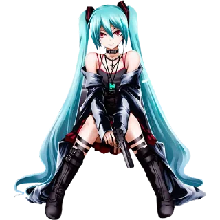 Стикер Hatsune Miku. By @SAAKKURA - 10