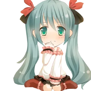 Стикер Hatsune Miku. By @SAAKKURA - 3
