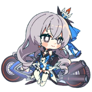 Стикер Забегаловка со сливами!•Honkai Impact 3rd•Стикеры 2.0 - 10