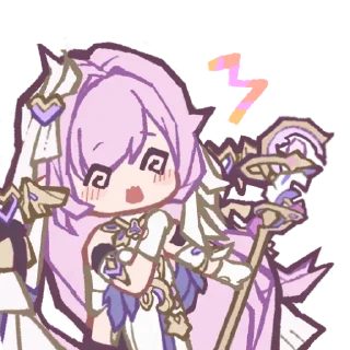 Стикер Забегаловка со сливами!•Honkai Impact 3rd•Стикеры 2.0 - 9