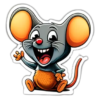 Sticker Neural mouse - 10