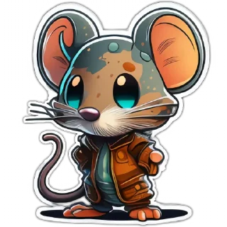 Sticker Neural mouse - 9