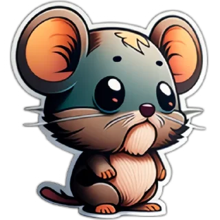 Sticker Neural mouse - 0