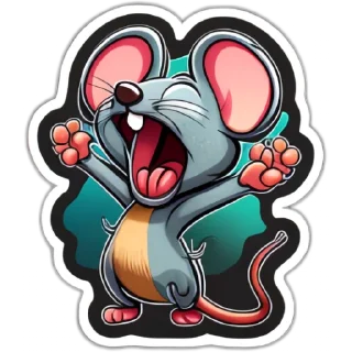 Sticker Neural mouse - 5