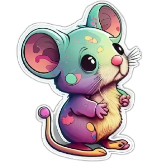 Sticker Neural mouse - 8