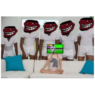 Стикер КВД - ДЕГРАДАЦИЯ https://t.me/kvddegrotstvo - 5