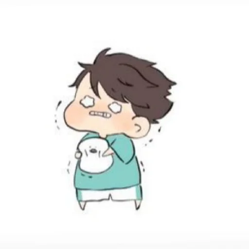 Стикер Haikyuu chibi - 2