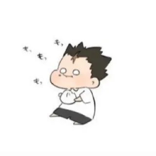 Стикер Haikyuu chibi - 6