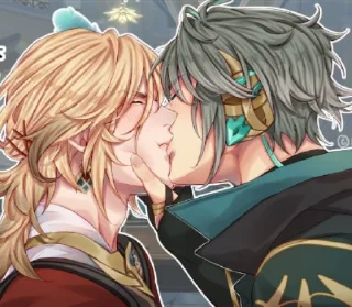 Стикер 🍃al-Haytham, Kaveh and some Saino 🍂 - 2