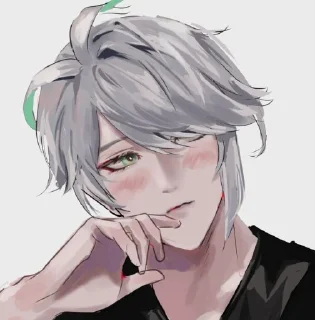 Стикер 🍃al-Haytham, Kaveh and some Saino 🍂 - 0