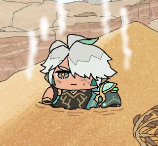 Стикер 🍃al-Haytham, Kaveh and some Saino 🍂 - 3