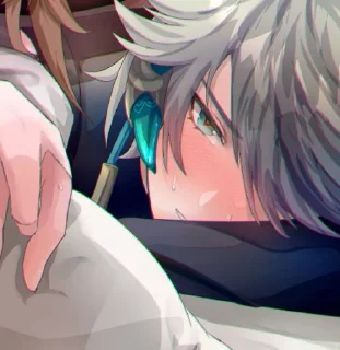 Стикер 🍃al-Haytham, Kaveh and some Saino 🍂 - 6