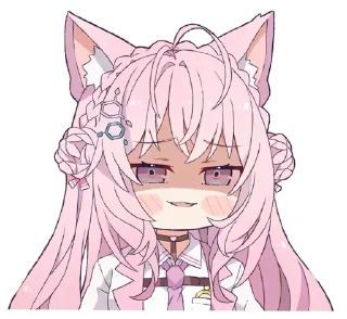 Стикер Hakui KOyOri (hololive) @Anak_kucing_stiker - 7