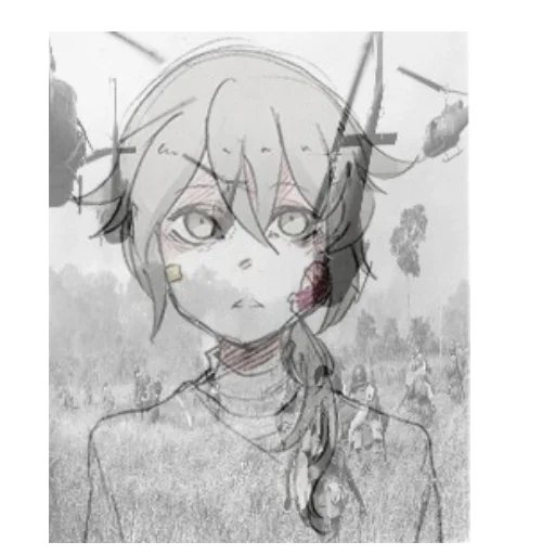 sketch anime illustration