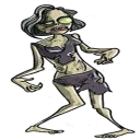 Sticker Halloween Zombie - 10