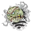 Sticker Halloween Zombie - 8