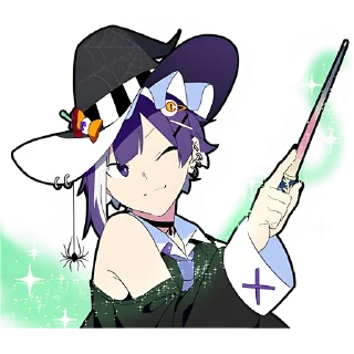 Sticker Хэллоуинцы 2 @Nyasticks - 1