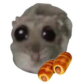 Стикер Hamster | More stickers here > @StickerMixUA - 8