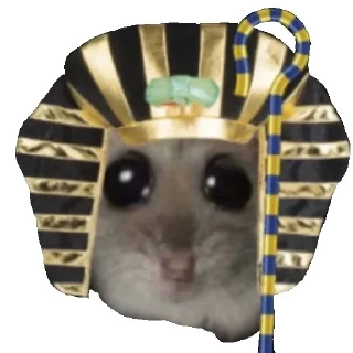 Стикер Hamster | More stickers here > @StickerMixUA - 4