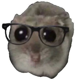 Стикер Hamster | More stickers here > @StickerMixUA - 9