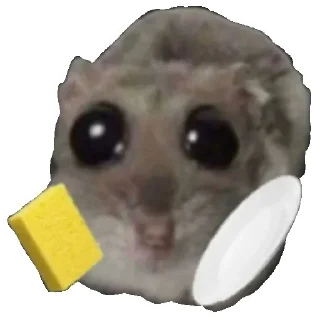 Стикер Hamster | More stickers here > @StickerMixUA - 3