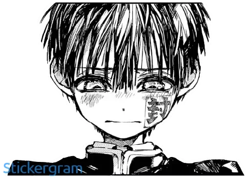 Стикер Туалетный мальчик Ханако-кун - 3