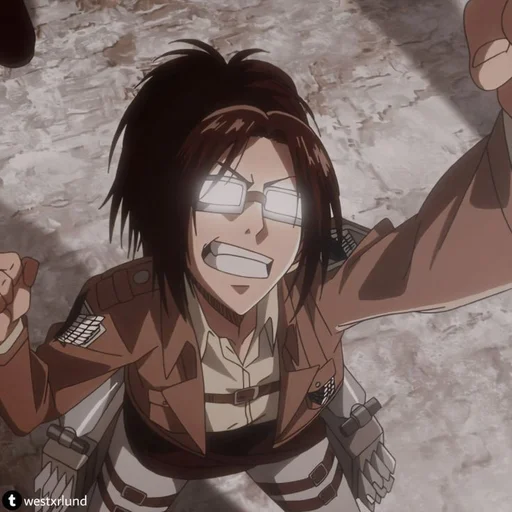 Стикер Hange Zoe || @delladairy - 1